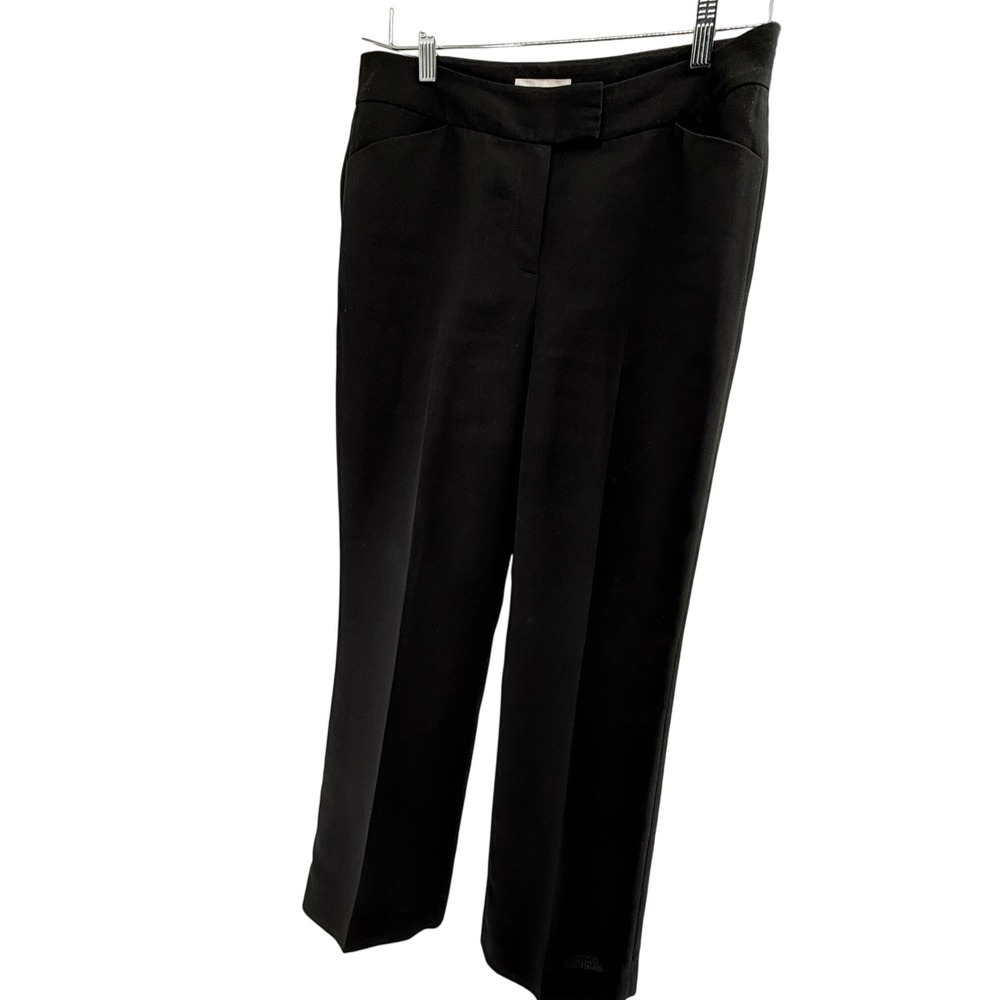 Calvin Klein women's black Dress Pants Career Trousers‎ Classic Office 10p